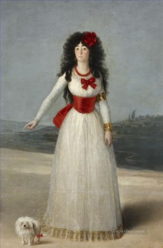 Francisco goya Painting - La duquesa de Alba retrato Francisco Goya